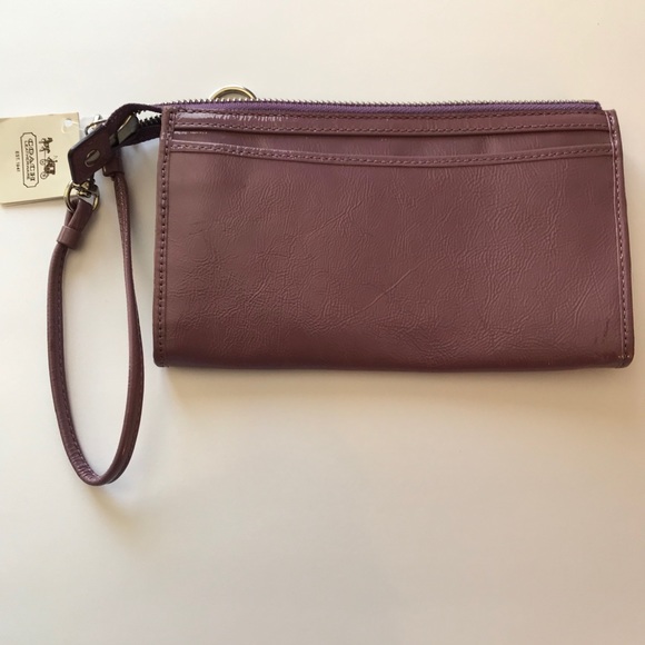 Coach Poppy Grape Ice Zippy Wallet - Picture 2 of 9